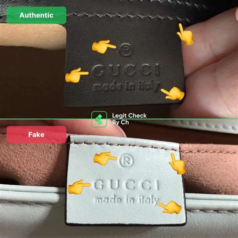 gucci marmont fake vs original|gucci gg bag authentication.